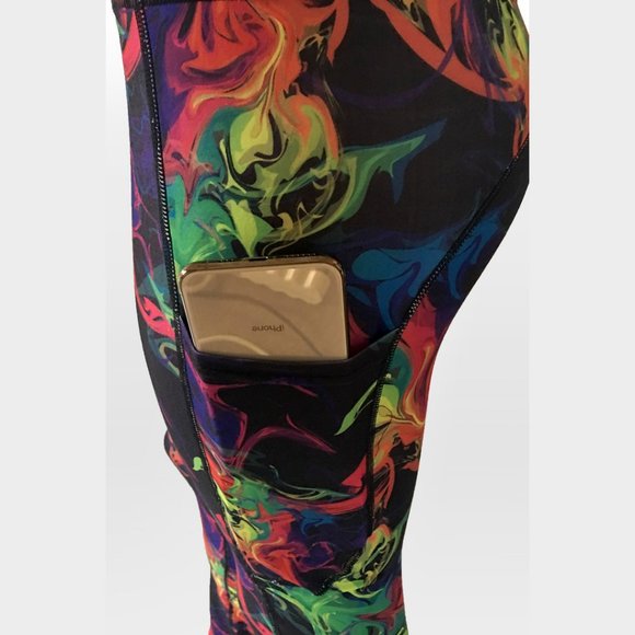 Lively Swirls - Pockets Top Quality Women's Fitness Super Plus (Fits 18-24) - Picture 3 of 4